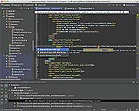 Screen shot of PhpStorm